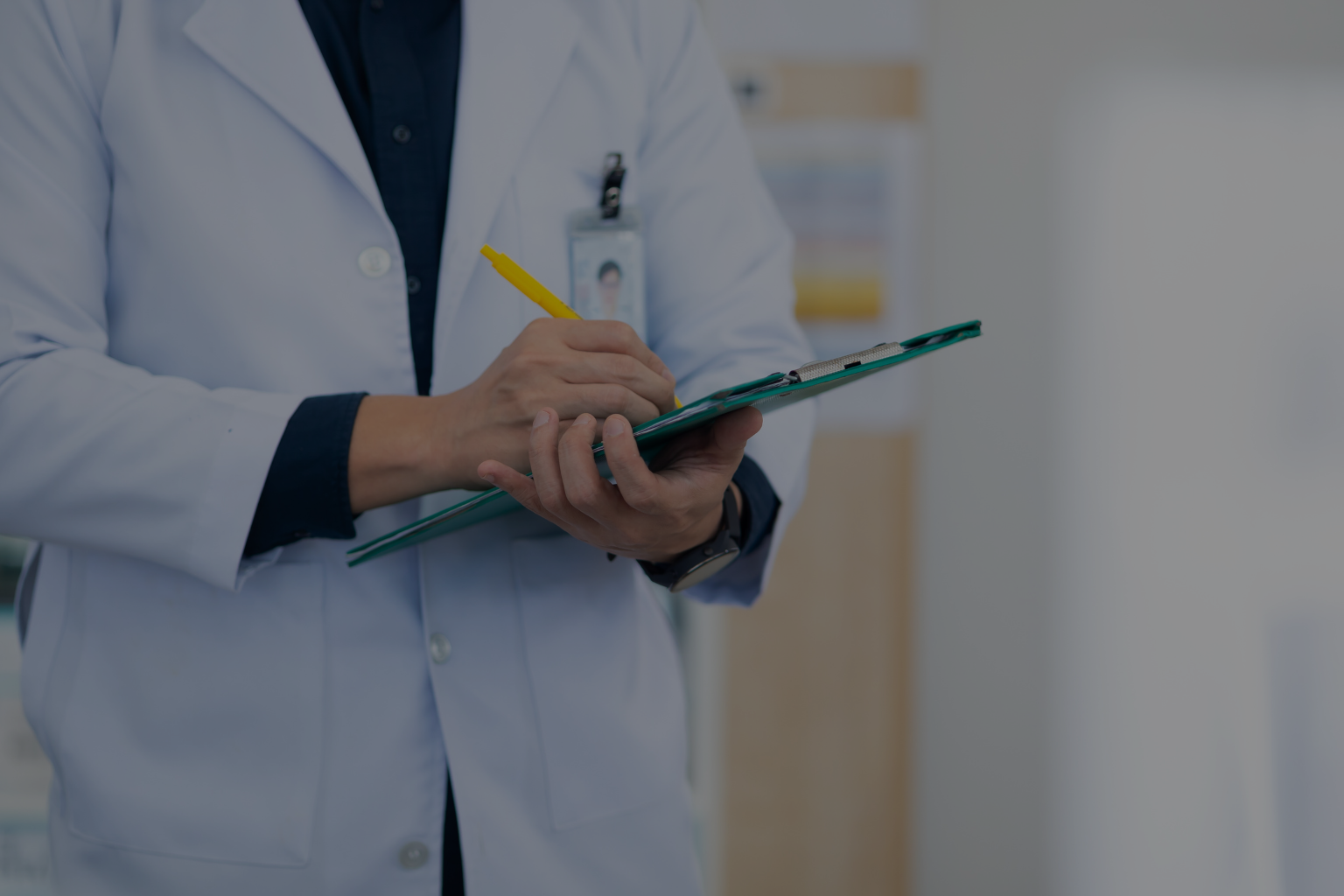 Aerial View of Pharmacist
            with Patient