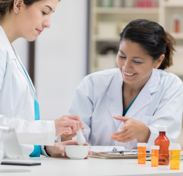 Omega Pharmacy front desk